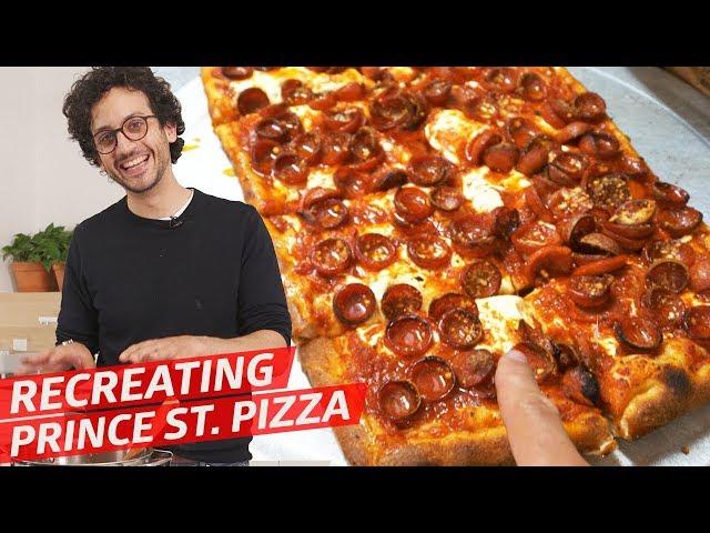 Making the Legendary Prince St. Pizza Square Slice with Pizzaiolo Dom Morano — Alex VS.