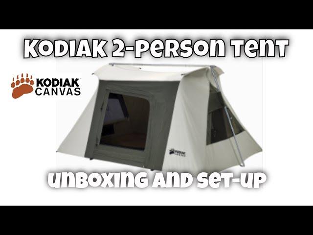 6086 Kodiak 2-Person Tent Unboxing and Setup!