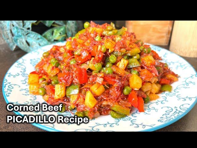 Madaling Lutuin at Budget Friendly na siguradong pasok sa panlasa | CORNED BEEF PICADILLO Recipe