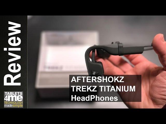 CES 2017:  Headphones that dont go in your ear! Crazy good and they work! TREKZ TITANIUM
