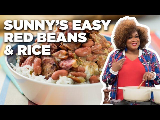 Sunny Anderson's Easy Red Beans and Rice | The Kitchen | Food Network