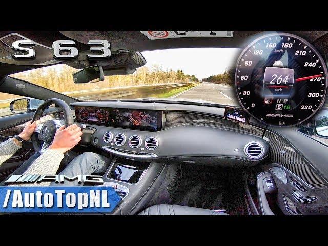 2019 MERCEDES AMG S63 COUPE 612HP S CLASS | TOP SPEED on AUTOBAHN by AutoTopNL