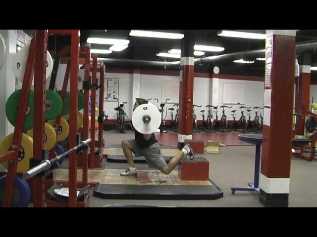 BB Elevated split squat