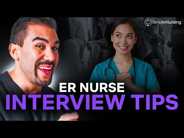 ER Nurse Interview Tips | New Grad Nurse Advice