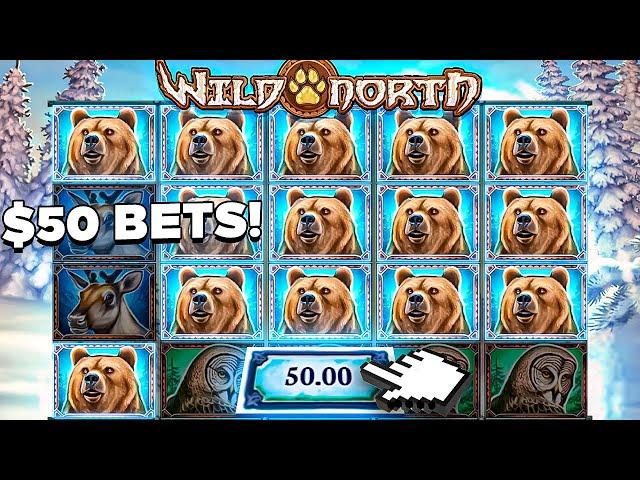 I did $50 SPINS and got RECORD BIG WIN on.. WILD NORTH?!