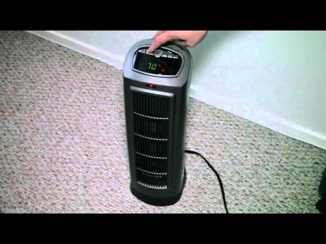 Lasko Ceramic Tower Space Heater with remote