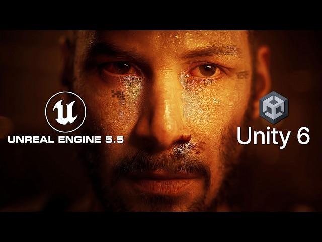 UNREAL ENGINE 5.5 vs UNITY 6 | Insane Next-Gen Graphics and Best New Tech Demos