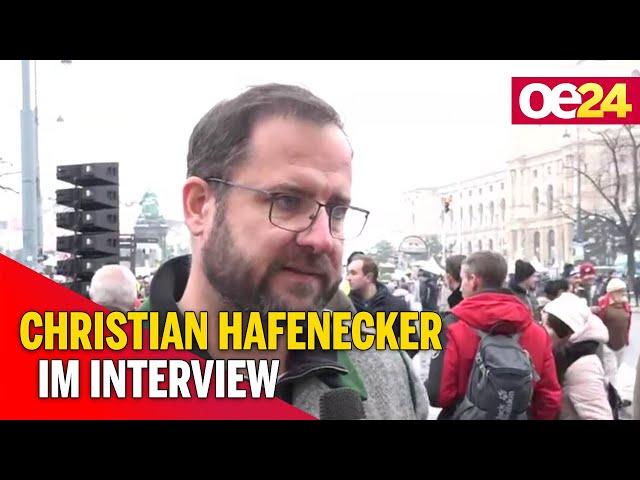 Christian Hafenecker über Mega-Demo in Wien