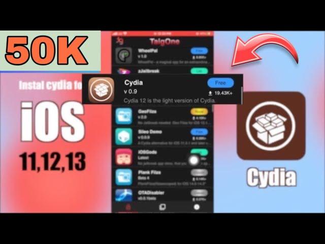 How to download Cydia For iOS 11-12-13 No JailBreak  No Computer 