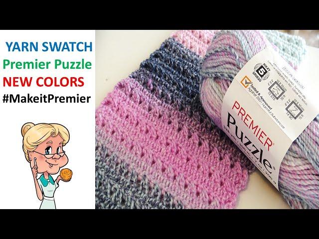 YARN SWATCH  Premier Puzzle Yarn NEW COLORS - #MakeitPremier