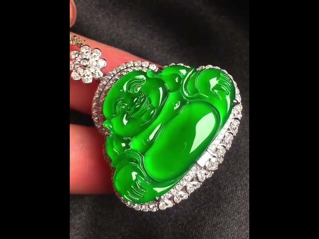 顶级阳绿妥妥的收藏传家宝#翡翠直播 #翡翠成品 #缅甸翡翠 #jade