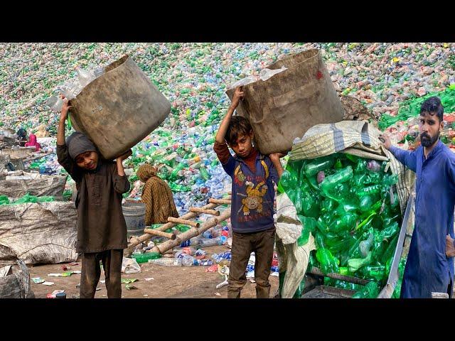 How Millions waste Plastic Bottles Recycle| waste Plastic Bottle Recycling Process|