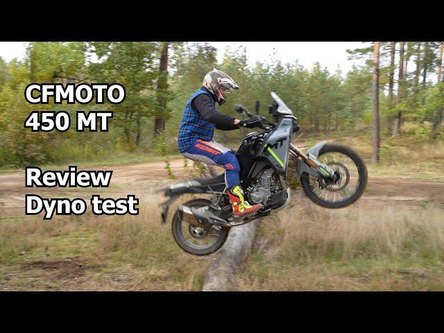 CFMOTO 450 MT Review, top speed and Dyno test