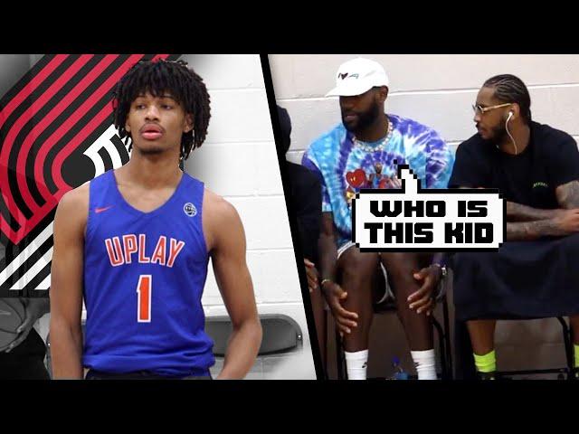 The Game Portland Trailblazers #7 Pick, Shaedon Sharpe STUNNED LeBron James & Carmelo Anthony