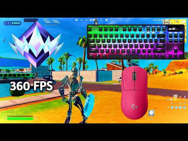 SteelSeries Apex Pro TKL ASMR  Fortnite OG Ranked Reload  Satisfying Keyboard Fortnite 360 FPS 4K