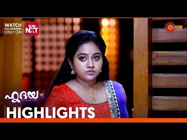 Hridhayam - Highlights of the day | 04 March 2025 | Surya TV