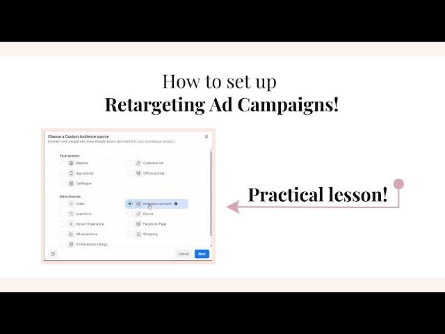 Facebook Retargeting Ads Walkthrough New 2023