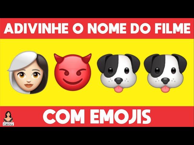 ADIVINHE O NOME DO FILME PELOS EMOJIS EM 10 SEGUNDOS [ IncrivelMente Curiosa ]