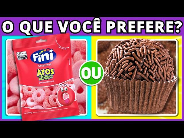 ⏺ O QUE VOCÊ PREFERE? EDIÇÃO: Doces #8  | Qual doce você prefere? #quiz #buuquiz