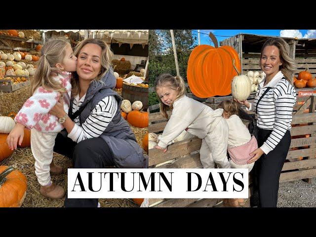 AUTUMN VLOG | Spend the day with us + Pumpkin picking