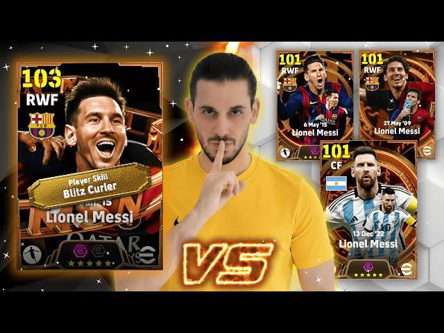 MSN Messi - Is He Worth it? The FULL TEST! (Comparison vs. BEST Messis in eFootball™)