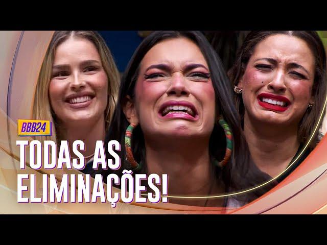 TODAS AS ELIMINAÇÕES DO BBB24: YASMIN, BEATRIZ, FERNANDA, RODRIGUINHO E MAIS!  | BBB 24