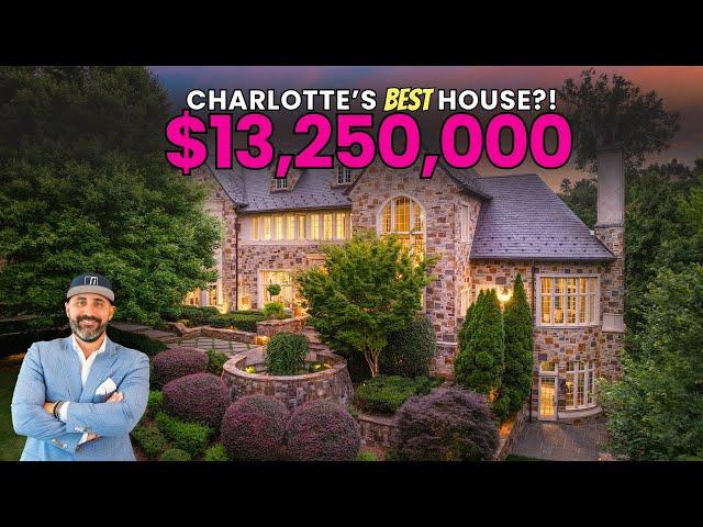 INSIDE an ICONIC $13,000,000 Luxury Home in Charlotte, NC! Million Dollar Tour 2024