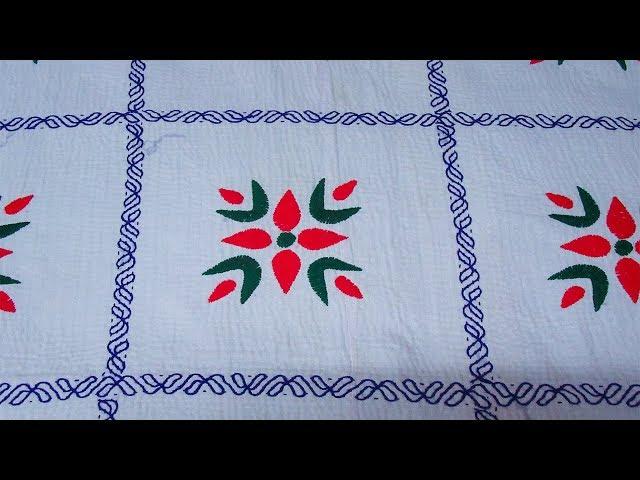 Beautiful Nakshi Kantha Full Design Video by Nakshi Kantha World