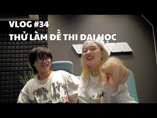 VLOG #34: THỬ LÀM ĐỀ THI ĐẠI HỌC | duongfynn