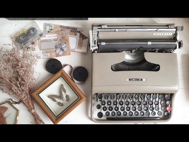 how to use a typewriter • a beginner's guide [olivetti lettera 22]