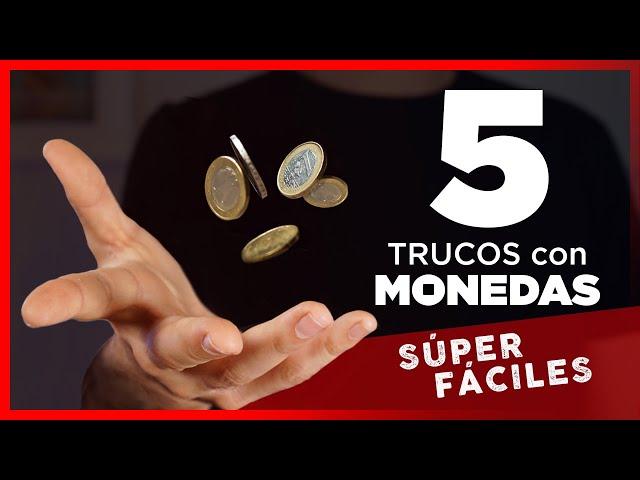 5 TRUCOS con MONEDAS Increíbles - aprender magia