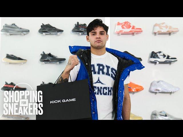 Ryan Garcia Goes Shopping for Sneakers at Kick Game