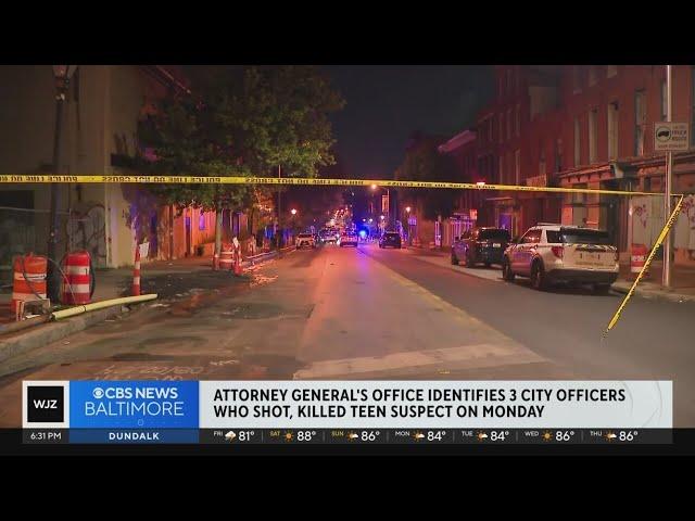 Baltimore officers identified in teen's shooting, and more top news