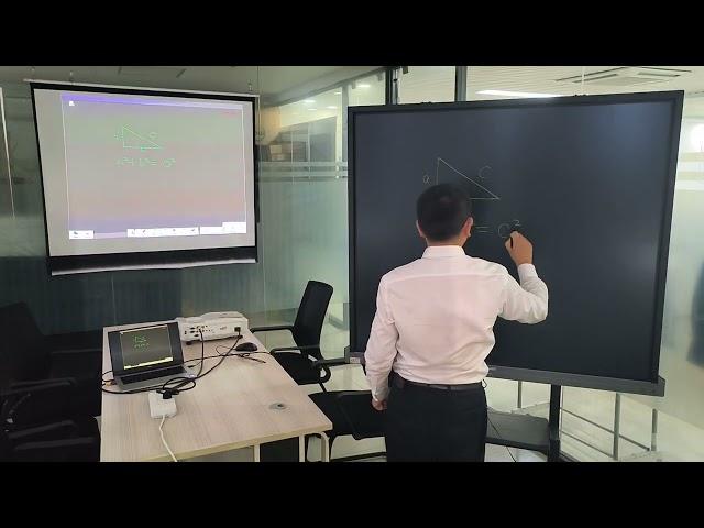 Lonbest LCD Writing Board Blackboard+Projector+Laptop+Projection Screen for Smart Classroom Solution