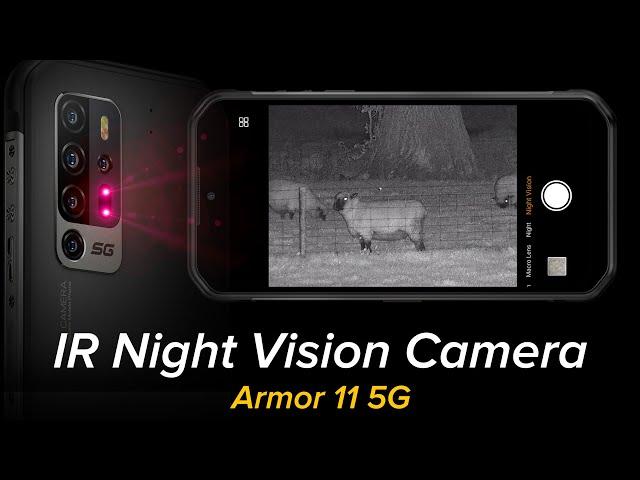 Ulefone Armor 11 5G Infrared Night Vision Camera Performance Demonstration