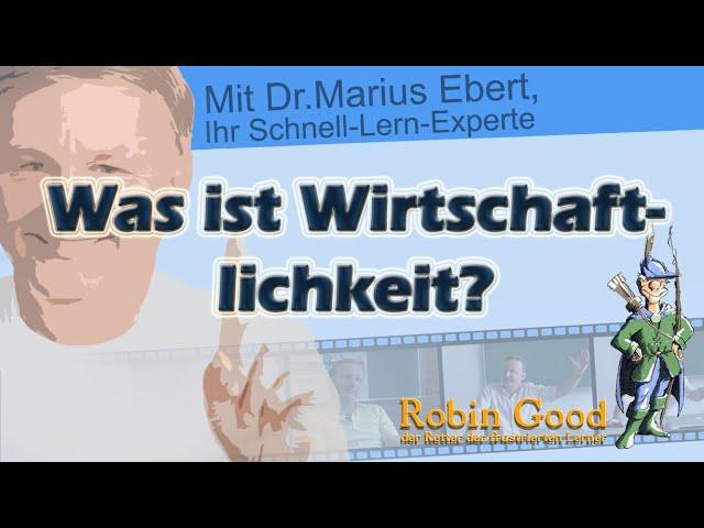 Was ist Wirtschaftlichkeit?