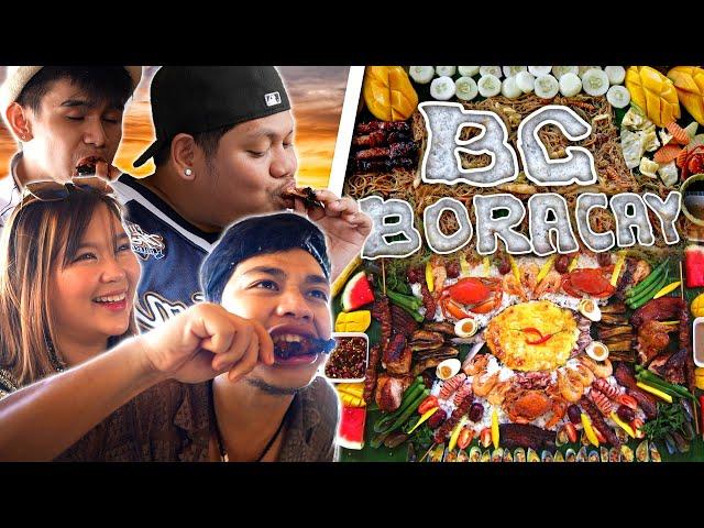 BG BOODLE FIGHT MUKBANG SA BORACAY