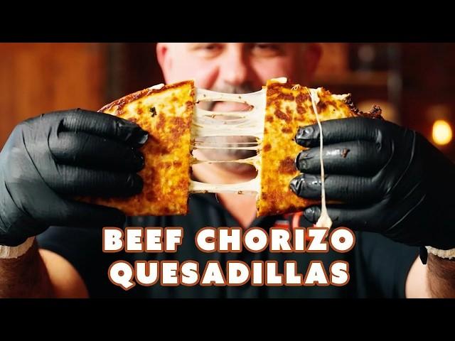 Homemade Beef Chorizo Quesadillas