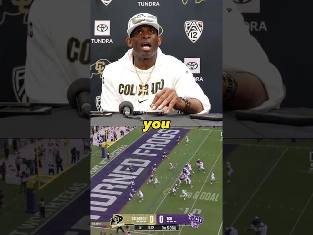 Deion Sanders defending his son Shedeur after Colorado's upset win 