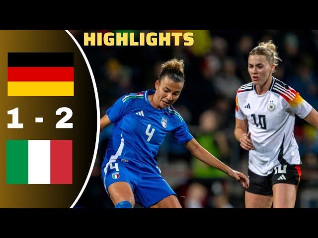 Germany vs Italy | Highlights & Goals Women's International Friendly 2024