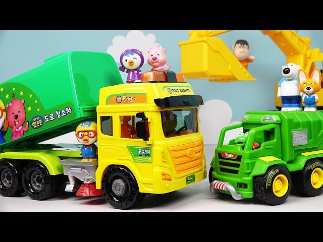 Toy Dustcart Heavy equipment Garbage Truck Toys Play Unboxing Cars