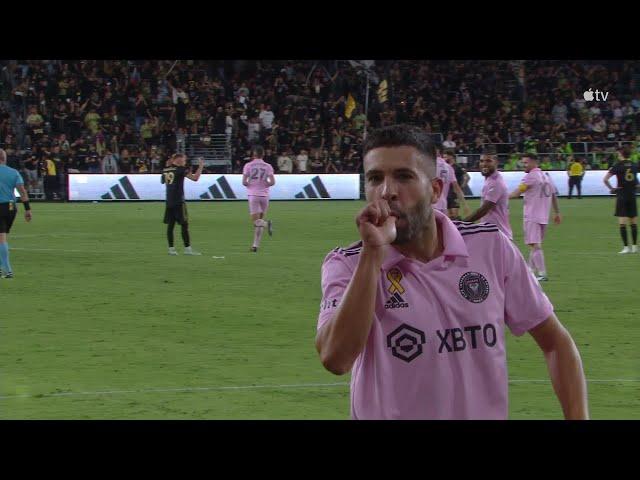 Sergio Busquets ️ Lionel Messi ️ Jordi Alba for Inter Miami's second goal vs. LAFC