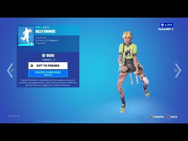 Billy bounce fortnite emote