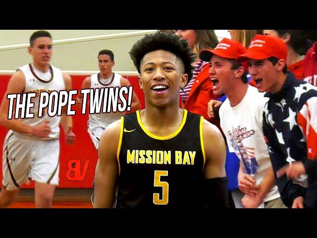 Boogie Ellis DROPS 36 But The POPE TWINS Go For 54! Mission Bay VS Torrey Pines PLAYOFF BATTLE