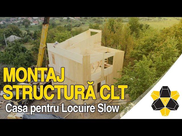 Casa pentru locuire SLOW cu montaj FAST de structură CLT :)