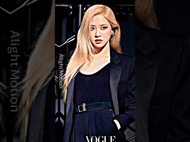 Rose Edit  | Rose x Runnin low | #rose #blackpink #trending #shorts #rosé #musicman ️