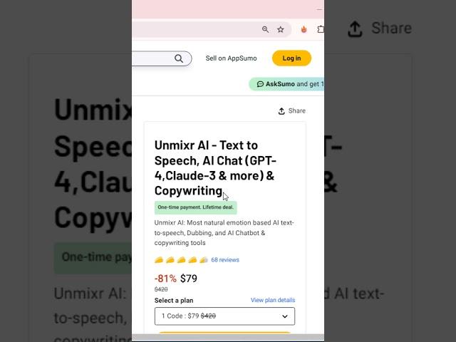 Unmixr AI: The $79 Text-to-Speech & Copywriting Tool You Need! #unmixrai #shorts #viral