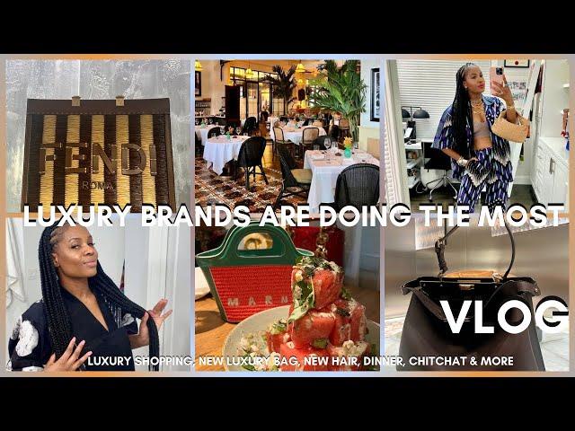 VLOG | BEST STARTER BAGS, LUXURY SHOPPING, DINNER, NEW-IN TRY ON AND MORE! | AWED BY MONICA