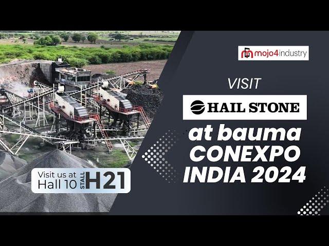 Visit Hailstone Innovations at bauma CONEXPO INDIA 2024 | Muthu Sekkar