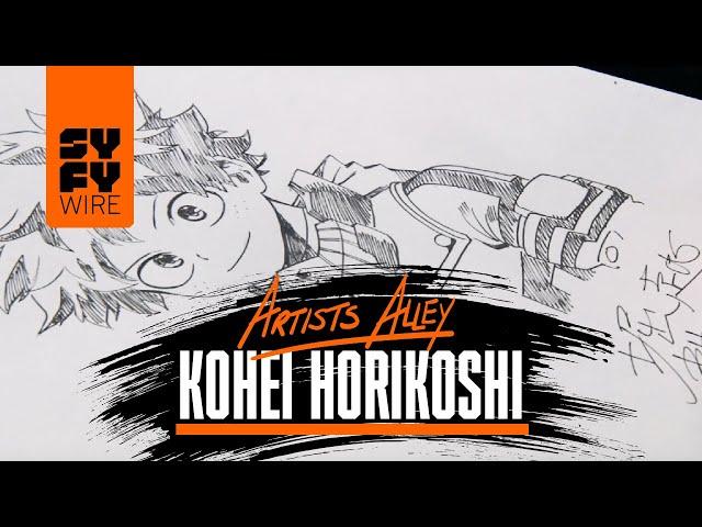 Watch Kohei Horikoshi Sketch | SYFY WIRE